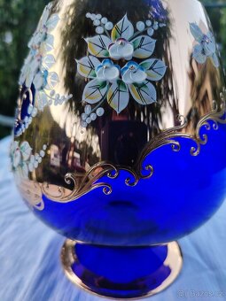 Velké modré skleněné číše - 13