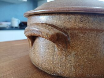 VINTAGE KAMENINOVÝ HRNEC GRÉS & POTIERS DIGOIN Z FRANCIE - 13