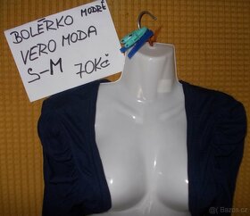 SPOLEČENSKÉ ŠATY+TOPY+BLEJZRY-sáčka-LEVNĚ+ZLATÉ STŘEVÍČKY - 13