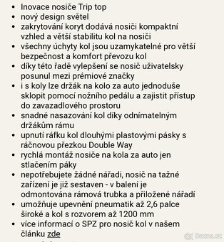 Nosič na kola na auto HAKR - 13