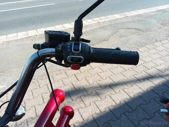Elektrická pracovní tříkolka Cargo G1 1000W COC červená - 13