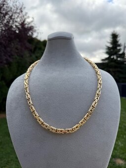 Zlatý řetěz KRÁLOVSKÁ VAZBA - 67.5g 68cm - 8mm - NOVÝ ZLATO - 13