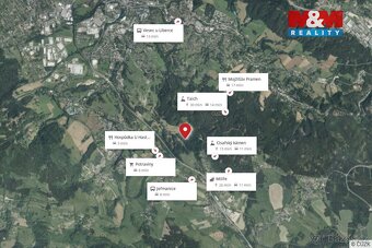 Prodej komerčního pozemku, 8531 m², Dlouhý Most - 13