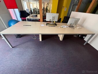 Velký kancelářský stůl 360×140cm značka Techo - 13