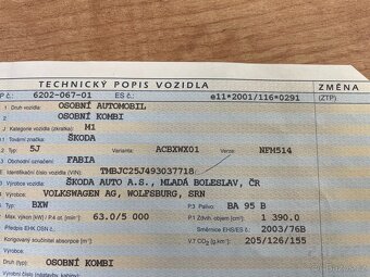 Škoda Fabia kombi elegance, 1maj 1.4 63kw, po servise - 13