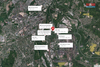 Prodej komerčního pozemku, 782 m², Ostrava - 13