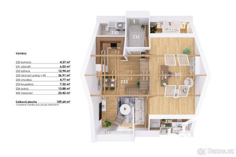 Prodej loftového bytu 4+kk, 112 m² - Hodonice - 13