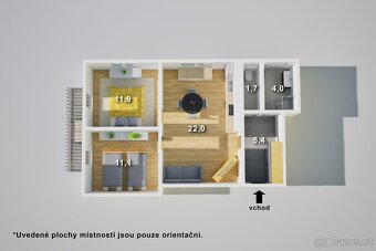 Prodej bytu 3+kk 63 m², Vrchlabí, ev.č. 00006 - 13