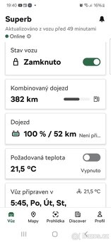 Škoda superb combi 1,4 iV style, DCC, DSG, ACC,Tažné - 13