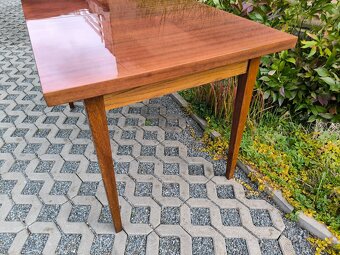 Retro jídelní rozkládací stůl Jitona - 70. léta - 13