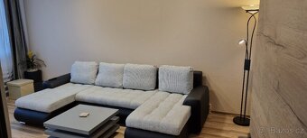 Rozkládací rohová sedací souprava TOKIO III Šedá/černá - 13