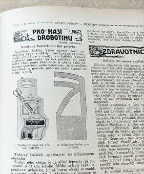 Časopisy Šťastný domov, dva kompletní ročníky 1923 a 1924 - 13