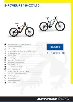 Nový celoodpružený Corratec E-Power RS160 CX7 Bosch 4, 750wh - 13