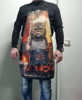 Vtipná kuchařská zástěra gotická žena - 13