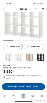 IKEA kallax policový díl včetně boxů - 13