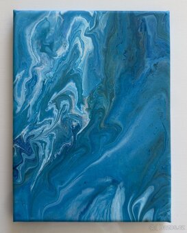 Akrylové obrazy - tekuté emoce - 13