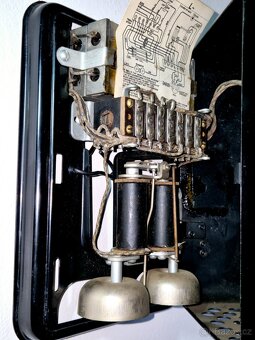 Starožitný nástěnný telefon Kellogg, USA 1910 - 13