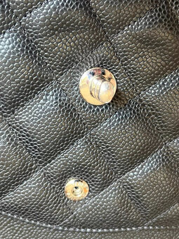 Originální kabelka Chanel Double Flap Classic Bag černá stří - 13