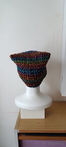 Pletené a háčkované čepice - 13