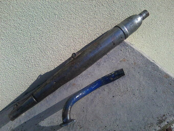 Jawa 50/05 - motor,řídítka,výfuky,revmaplechy s nášlapi,brzd - 13