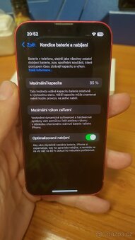 Apple Phone 13mini 128GB RED, skvělý stav, bater85%,zár.12m - 13