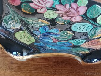 FAJÁNS VÁZA S MÍSOU HÉLÉNE UGO VALLAURIS PROVENCE FRANCE - 13