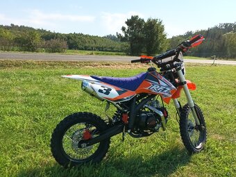 Pitbike By Apollo Jaguar 125cc 17/14 E-Start oranžová - 13