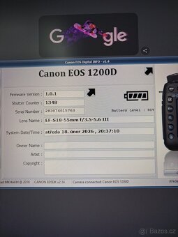 Canon 1200d+18-55mm+příslušenství - 13