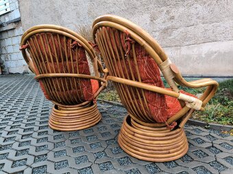 Ratanová křesla - 2 kusy - 13