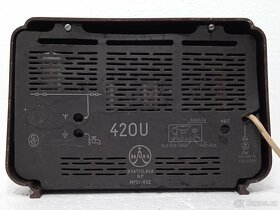 TESLA 420U TRIO - Bakelitové rádio 1956 - 13