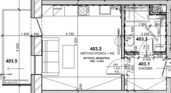 Pronájem bytu 1+kk v novostavbě, 28 m², Uherské Hradiště - S - 13