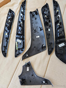 >>>SET hliníkový dekor - lišty - interiér MERCEDES W166/X166 - 13
