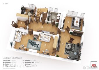 Prodej RD 4+1 (243m2), pozemek 907m2, Kuřim, Tišnovská - 13