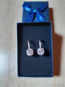 Luxusní pozlacené náušnice - 13