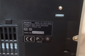 Hi fi věž Sony HCD RX D5 s dálkovým ovládáním - 13