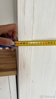 Šatní skříň MARKSKEL 162×210 bílá/barva+komoda - 13