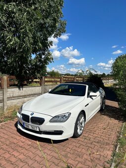 BMW 650i Cabrio - alpinweiss, 4,4 V8. Serviska - 13