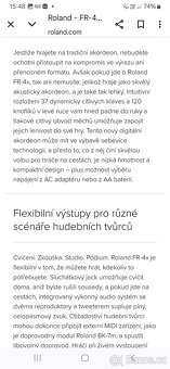 Roland fr-4x ,elektronický akordeon - 13