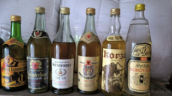 Alkohol - vodka, griotte - starý, archivní, retro alk. - 13