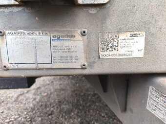 Plachtový přívěs Agados 3,5T - 13