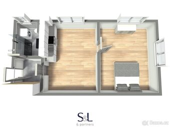 Pronájem moderního bytu 2+kk, 42 m2 – Jablonec nad Nisou, ul - 13
