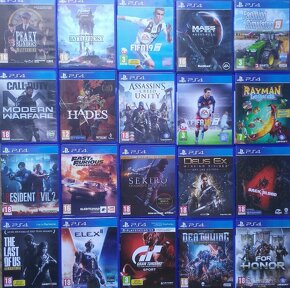 Hry pro Playstation 4. PS4 / PS5 hry viz seznam. Brno, pošta - 13