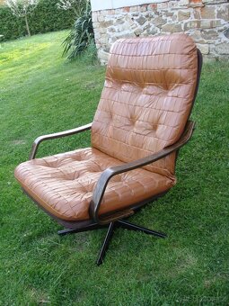 Kožené Vintage křeslo - 13