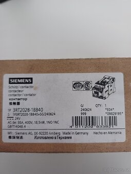 Predám stykače Siemens - nové, nepoužité - 13