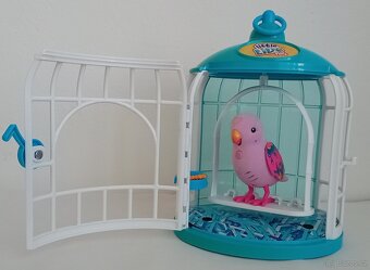 Hatchimals zvířátko + Little Live Pets-Ptáček s klecí - 13