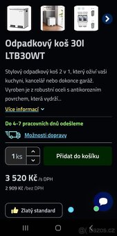 Nový recyklační odpadkový koš 2x15 litrů - 13