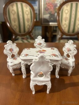 Sběratelský porcelánový miniatur set – ručně malovaný - 13