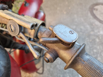 Předválečný belgický motocykl FN M67 B 500 OHV 1928 + papíry - 13