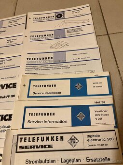 TELEFUNKEN HIFI originální servisní schéma a manuály 65ks - 13