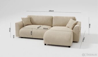 Rohová pohovka LORINE - 13